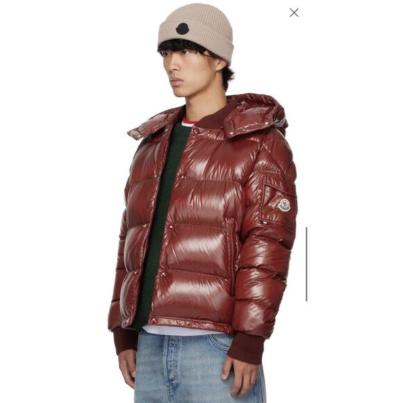 Moncler Puffer Down Jacket Red XL - Picture 3 of 9